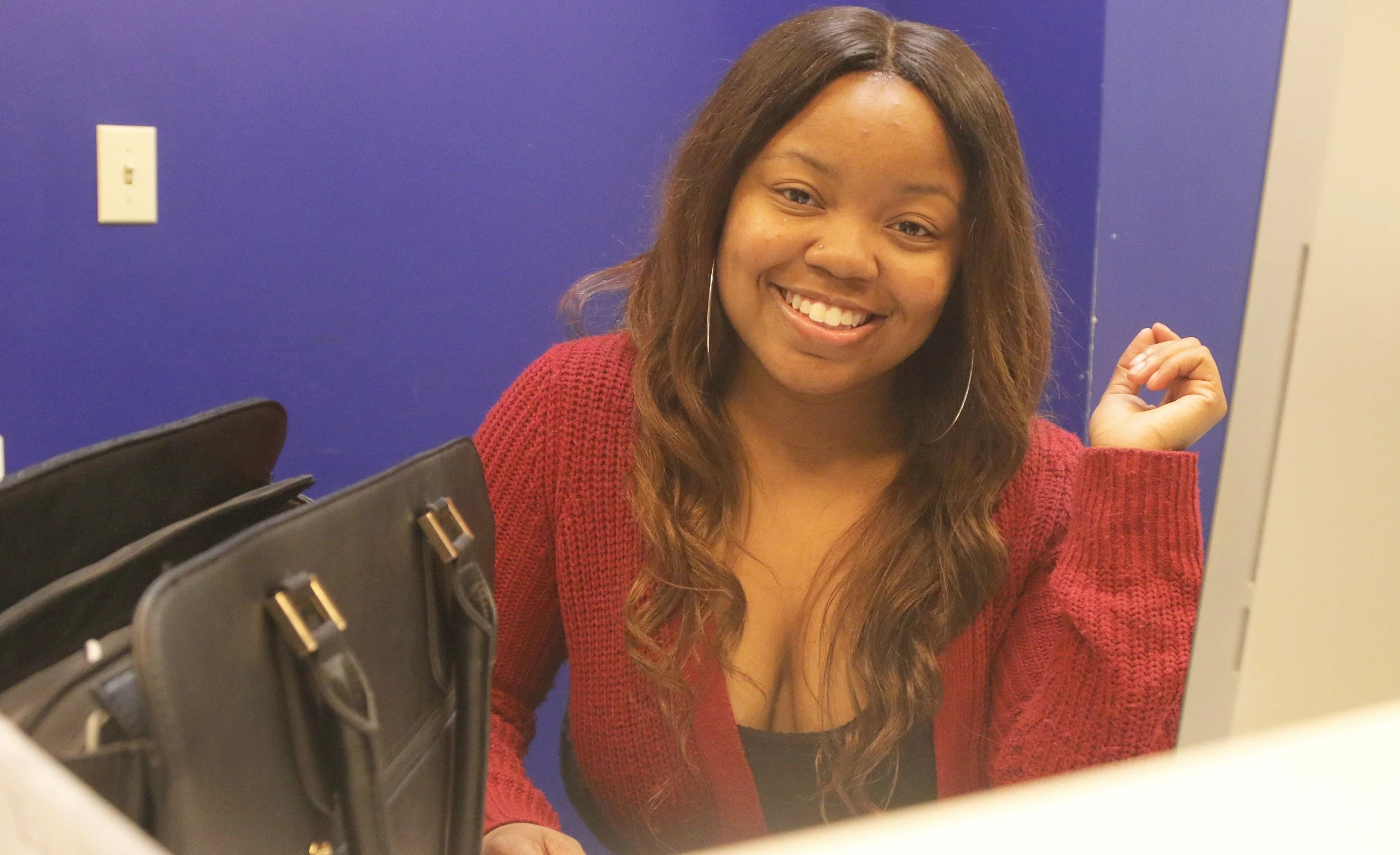 (Pictured: TSU Junior Communications Major, Alexandria Reynolds-Wells who portrays the role of “Ida B. Wells” in the sketch.)