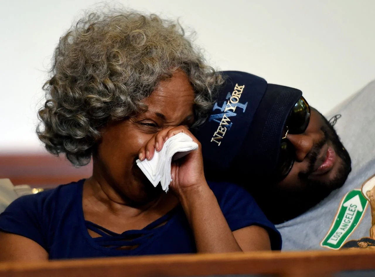 Credit: Bonita Parker and Robert Henry at the prayer service, Riverside Nashville