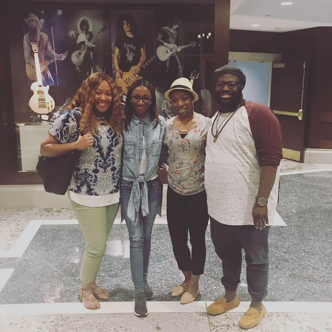 (Pictured: L to R: Megan Broadnax, Mariah Tibbs, Shanae Edwards, &amp; Me)