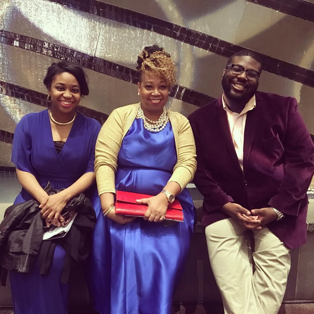 (Pictured: L to R: Marie, Mom, &amp; Me)