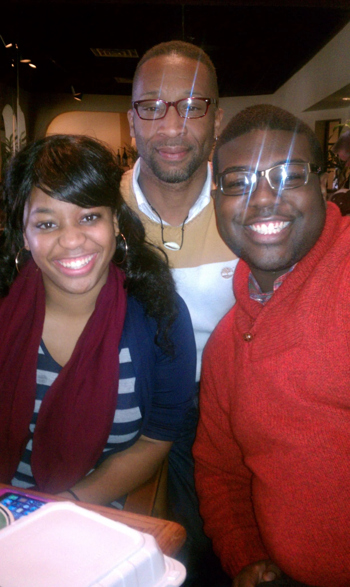 (Pictured: L to R: Marie, Uncle Rob, &amp; Me, Circa 2013)