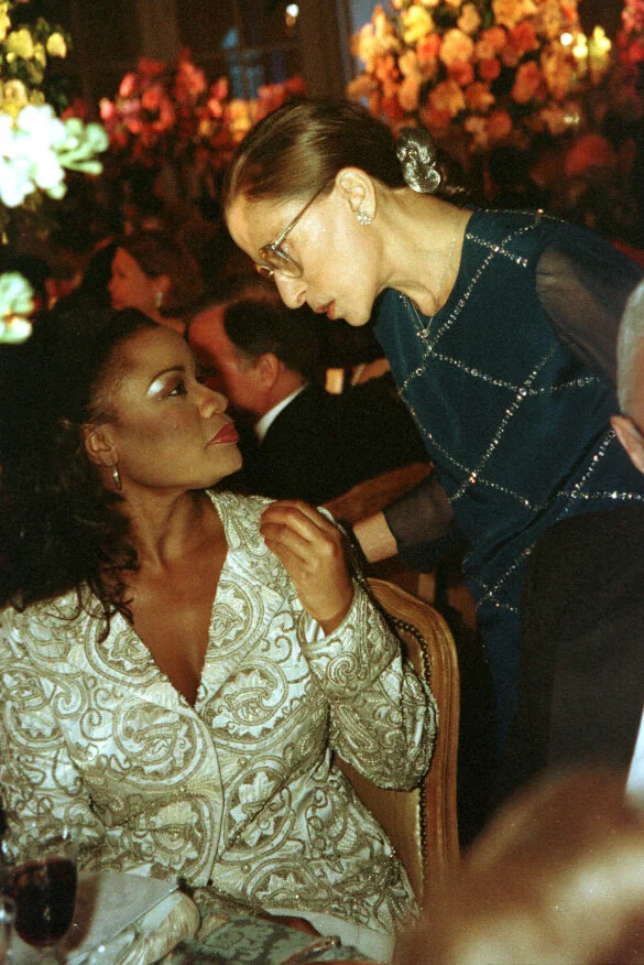 Denyce Graves with the late Justice Ruth Bader Ginsburg