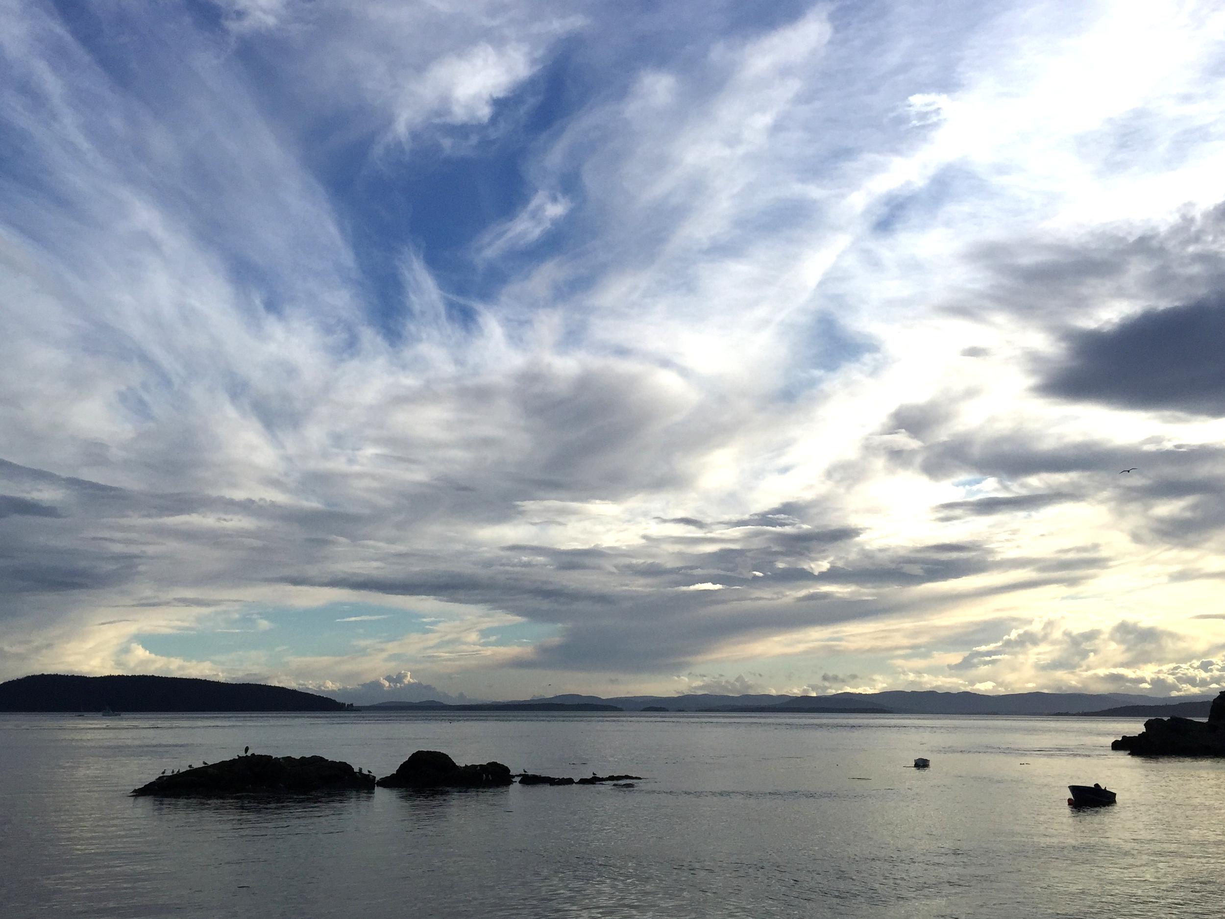 Sky, from Pender Island, B.C.
