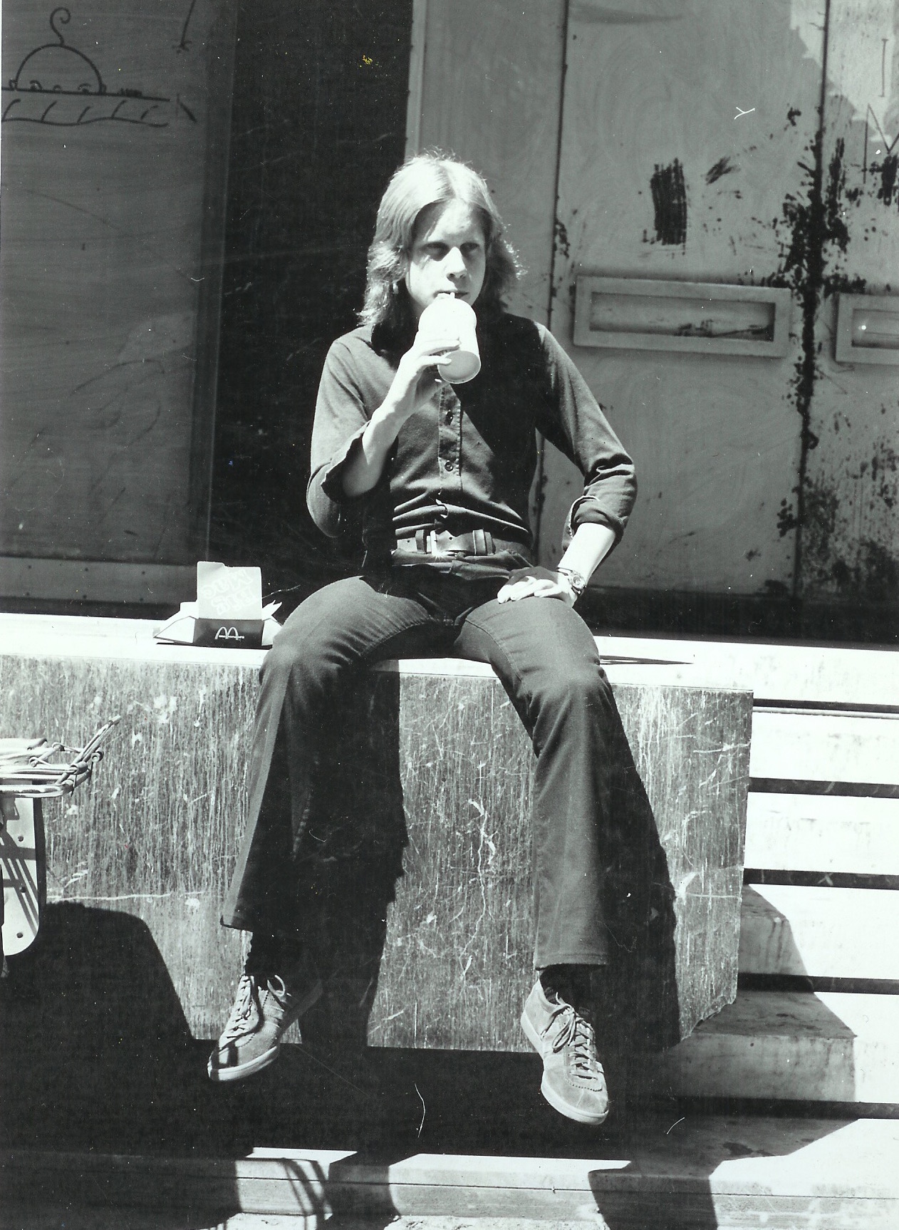 McDonald's break, Paris, 1975.