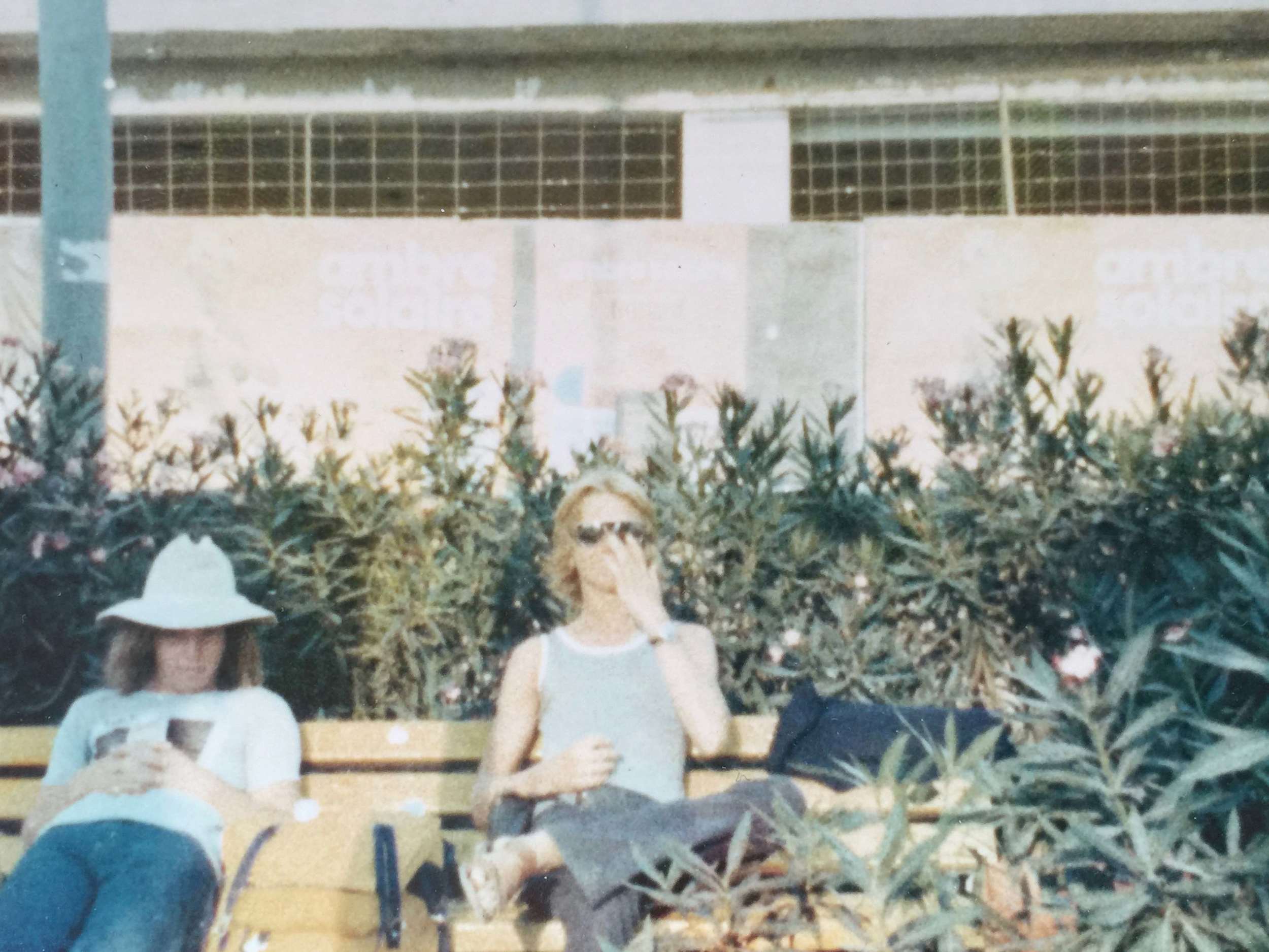 With Ward, 1976.