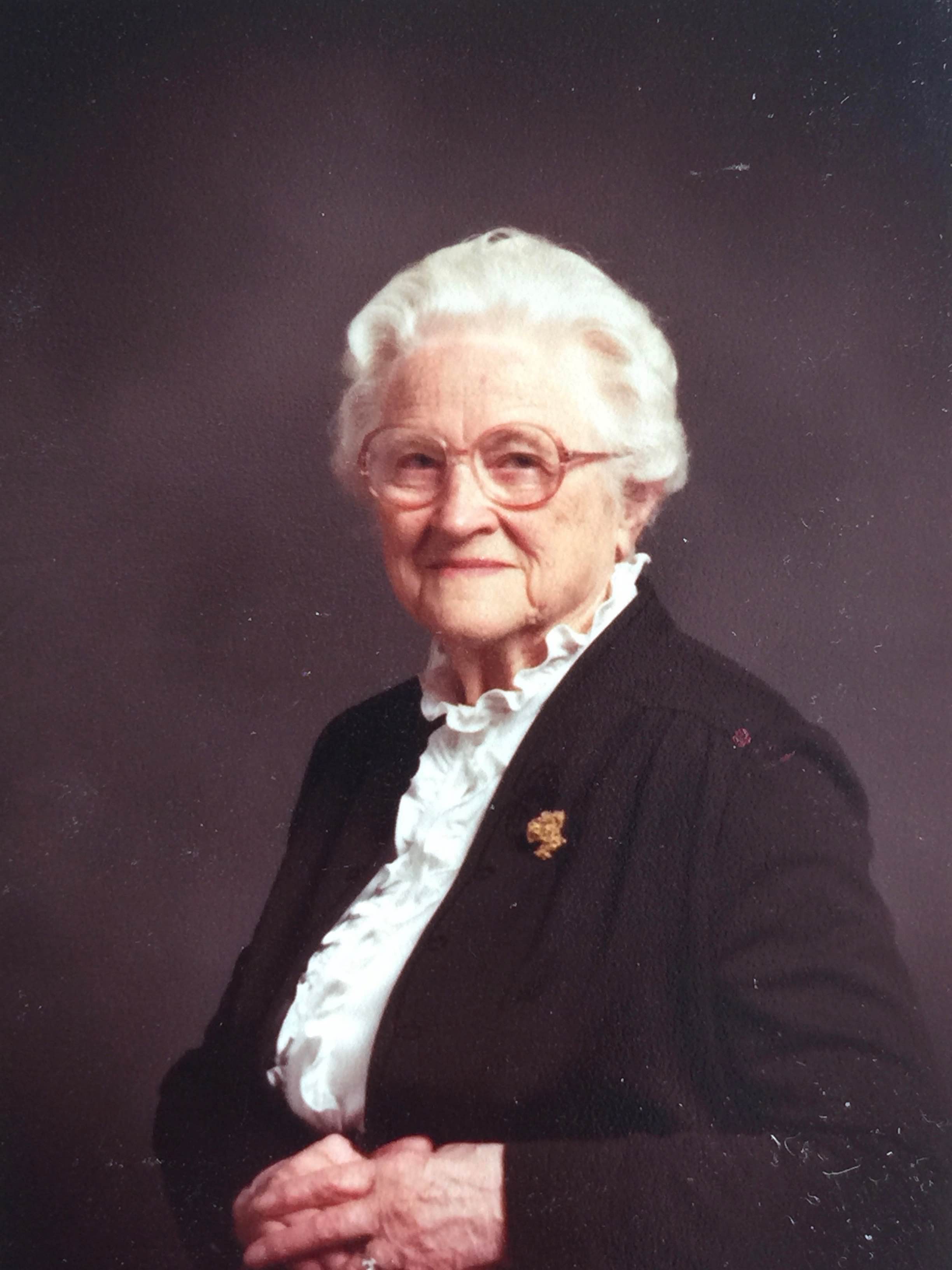 My dad's mother -- a friendly, tough old bird.