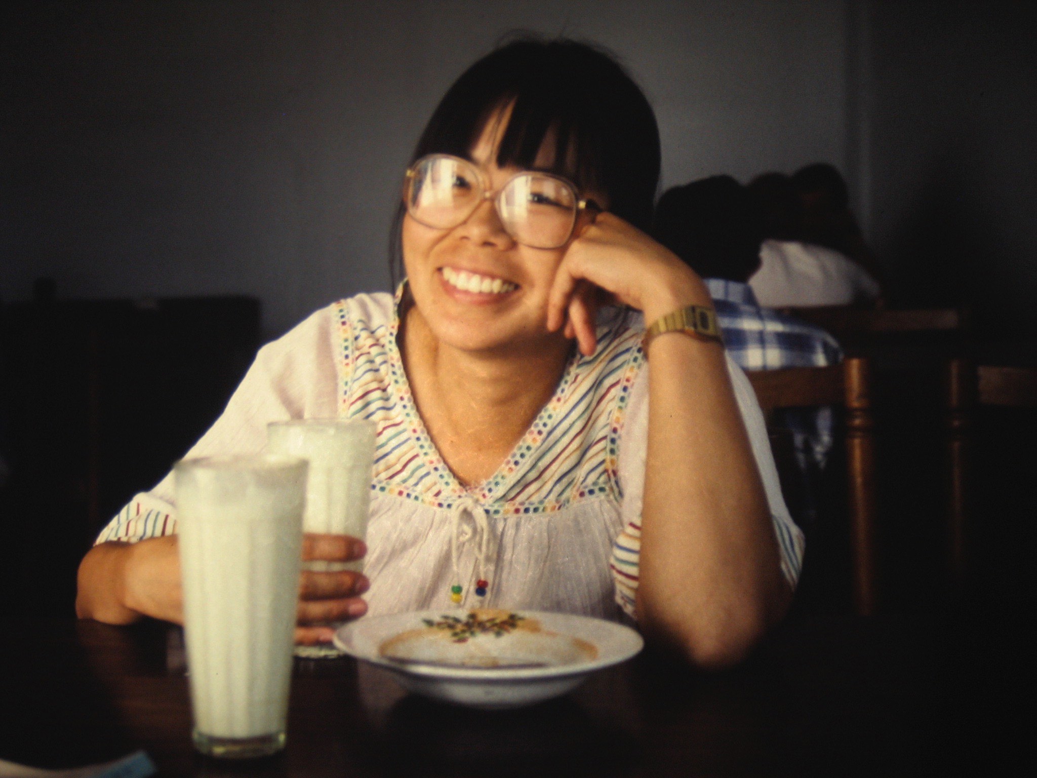 Ruby, India. We went to India from November 1987 to February 1988, partly in preparation for my graduate work on Indian writers. I met with poets in Bangalore and Mumbai (then Bombay), where we stayed a month and spent a number of afternoons in coffee shops with the poet Nissim Ezekiel.