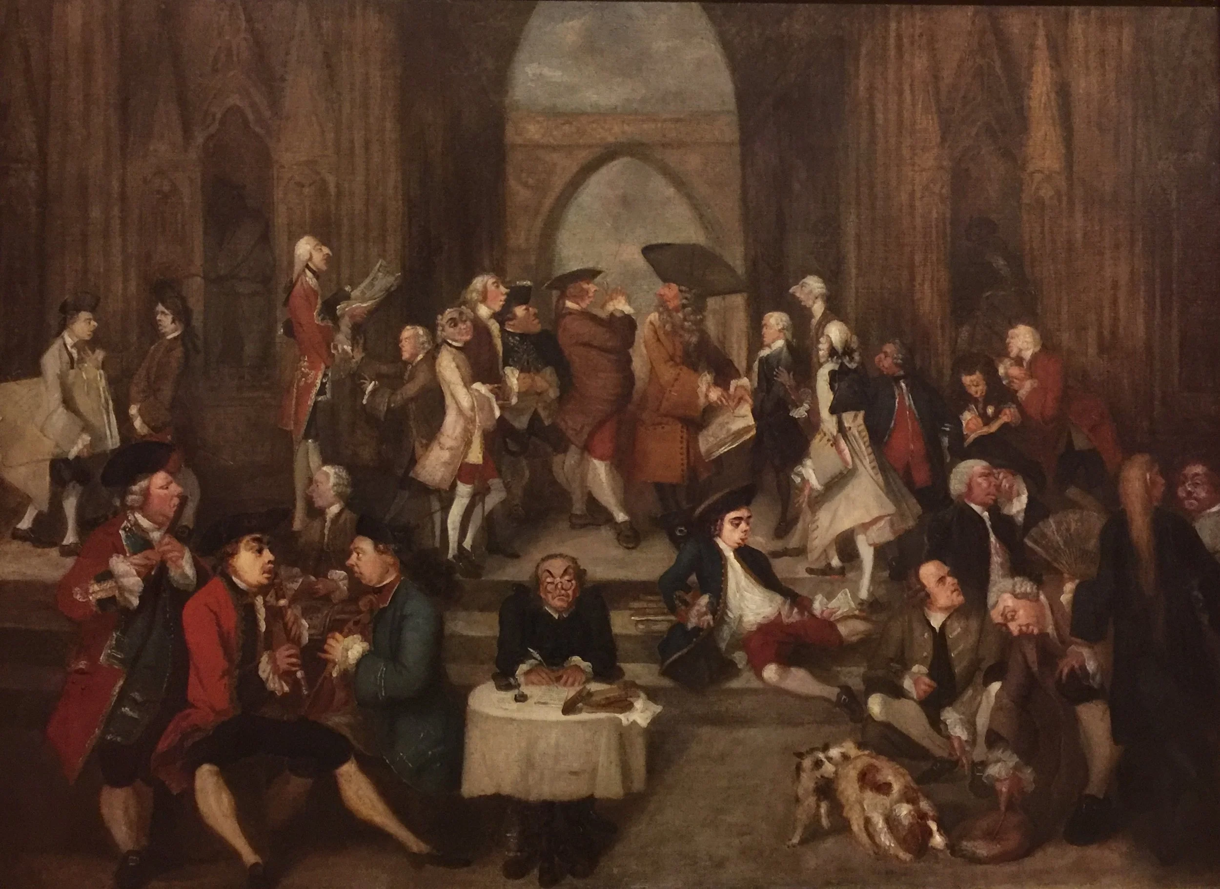 Joshua Reynold's Parody of the School of Athens , 1751 (National Gallery). The details are hilarious ...