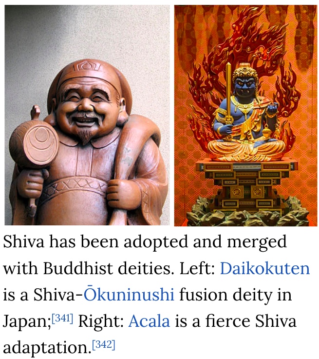 Left: Shiva and Parvati, Jaipur, 1800, from the British Museum, author anonimus (Wikimedia Commons). Above: source Rudolf Ammann and Marcin Konsek (Wikimedia Commons)