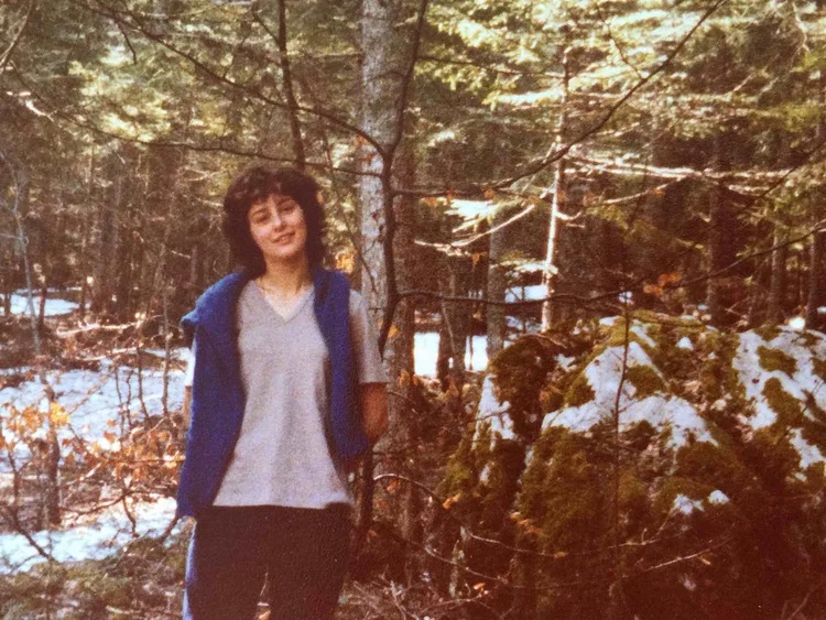 My girlfriend Monique on a camping trip.