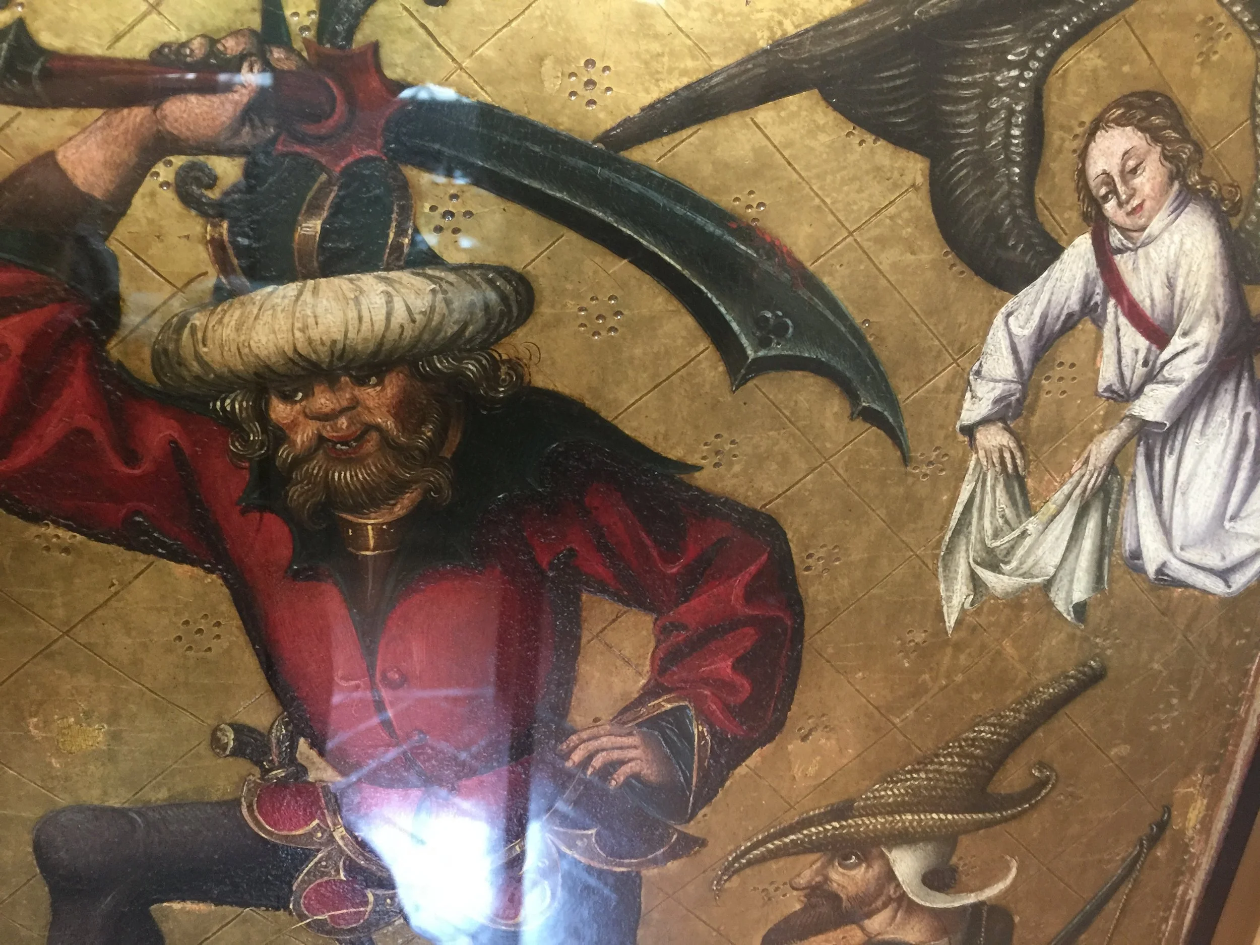 Martyrdom of Saint Catherine , Tyrolean School, end of 15th Century, Bargello Museum