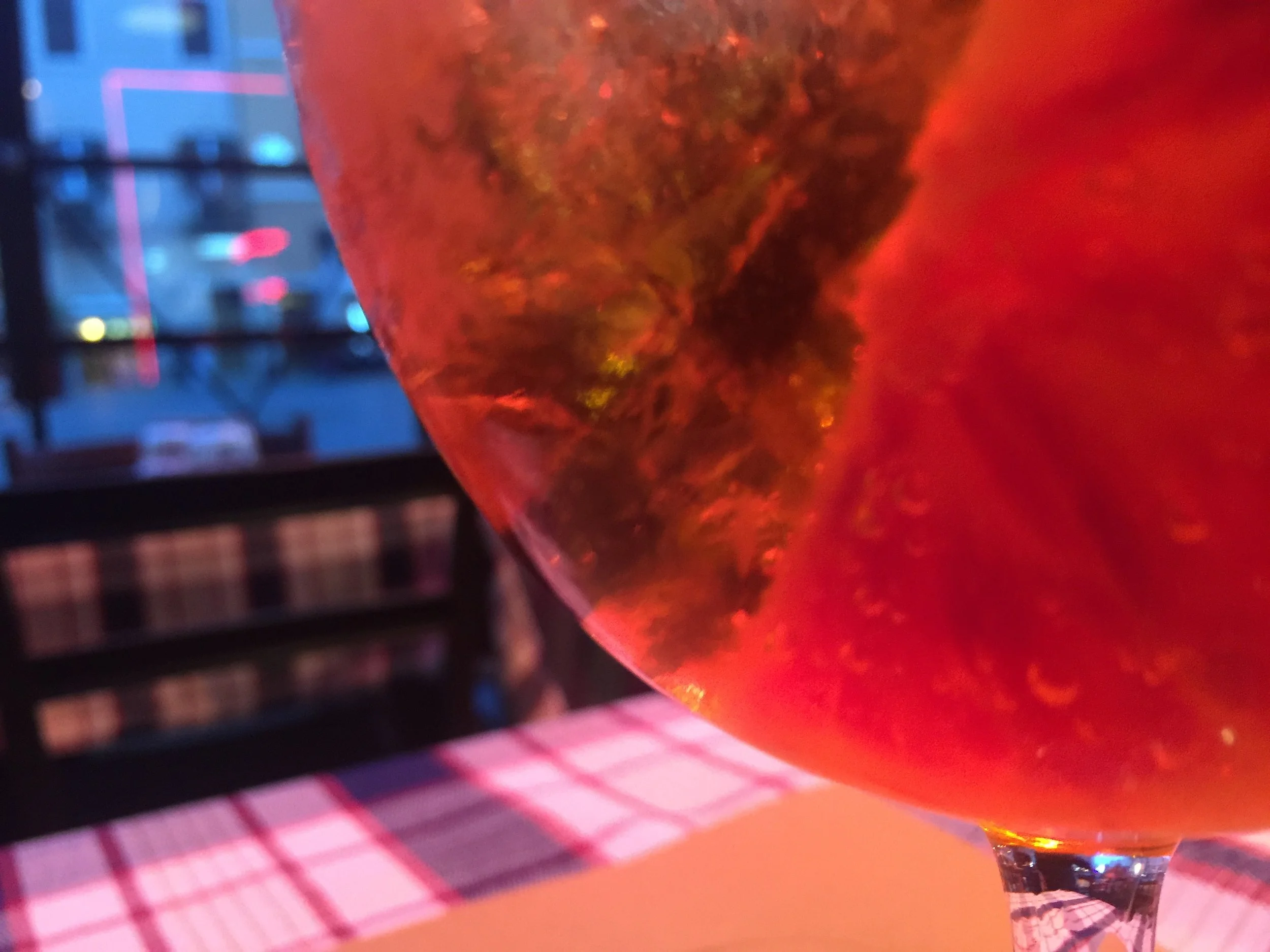 An evening Apero spritz on Campo de' Fiori