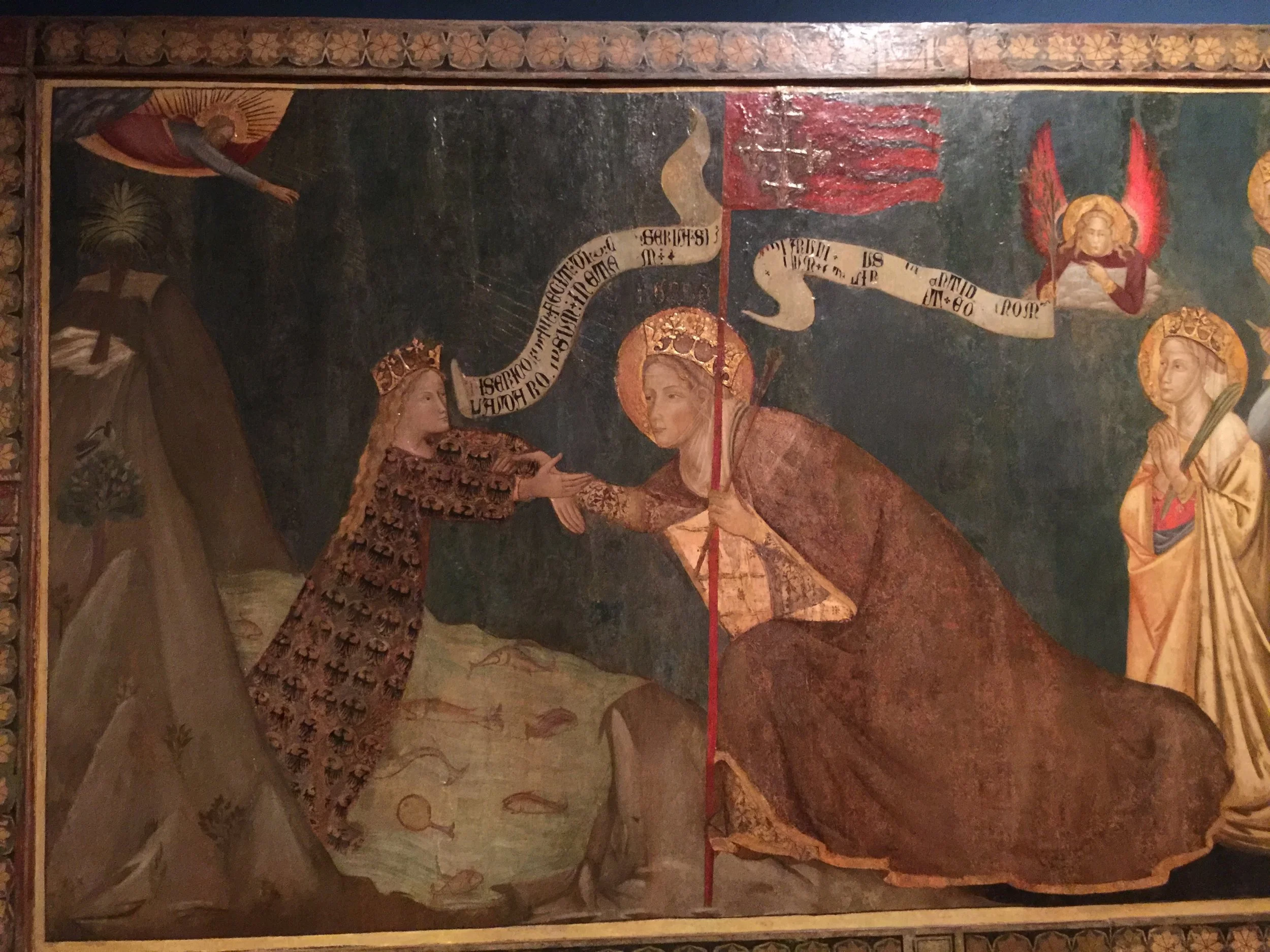 On the north side of the Arno, just west of Ponte della Fortezza, is the wonderful Museum of San Matteo. The opening hours were a bit tricky to figure out in March, yet the paintings were well worth the effort!