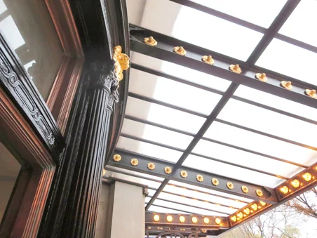  23.75k oil gilded details, the Langham, NYC 