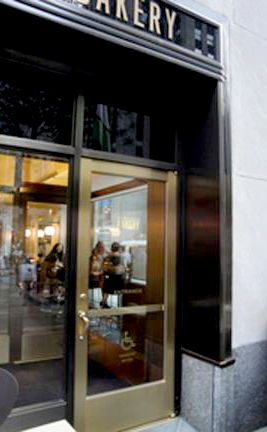 23k water gilding, Bouchon Bakery. Rockefeller Plaza NYC
