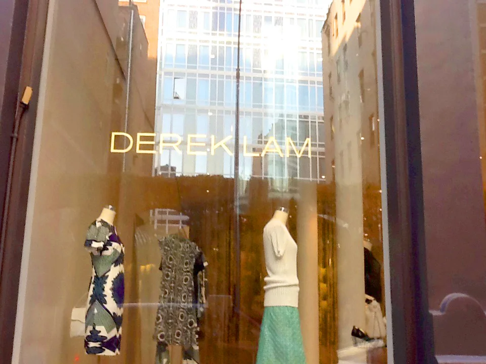  23k oil gilding, Derek Lam Clothing NYC 