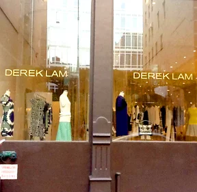  23k oil gilding, Derek Lam Clothing NYC 