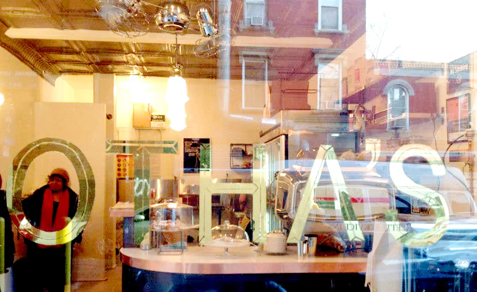 22k water gilding, Otha's Coffee Shop NYC