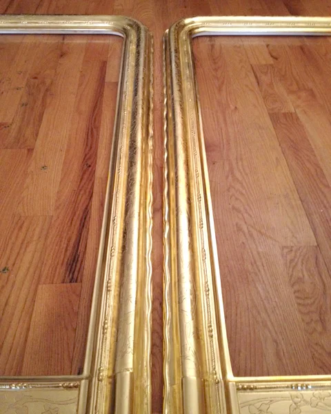  23.75k water gilded frames 