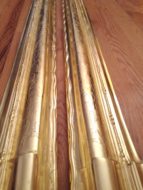  23.75k water gilded frames 