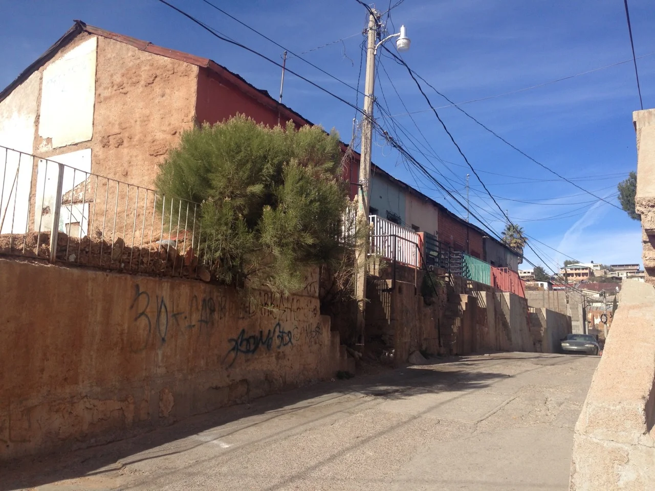 Gloria de la Rosa's neighborhood in Nogales, Mexico