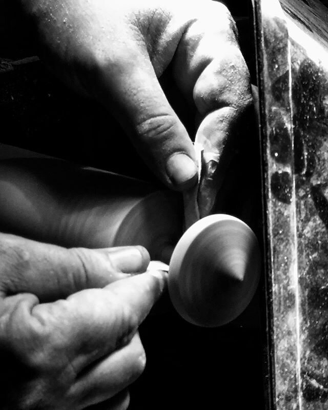 the revelation of a spinning top when it is being heard &bull; &bull; such a treat to photograph the wonderful artist @sappho_designs in her workshop today. #sydney #sydneyartist #blackandwhitephotography