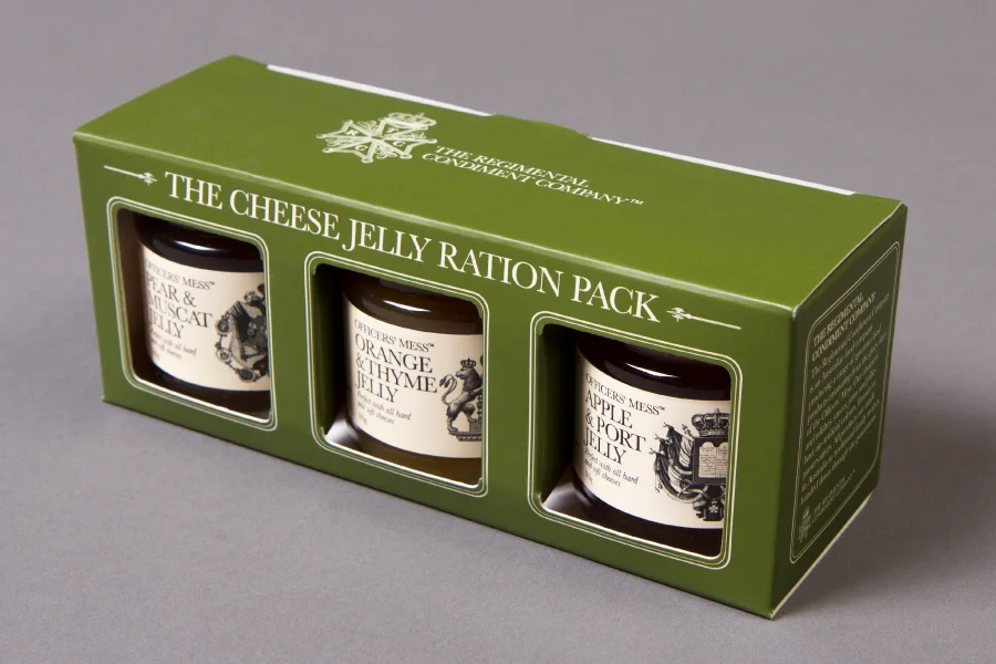 Cheese jelly ration pack