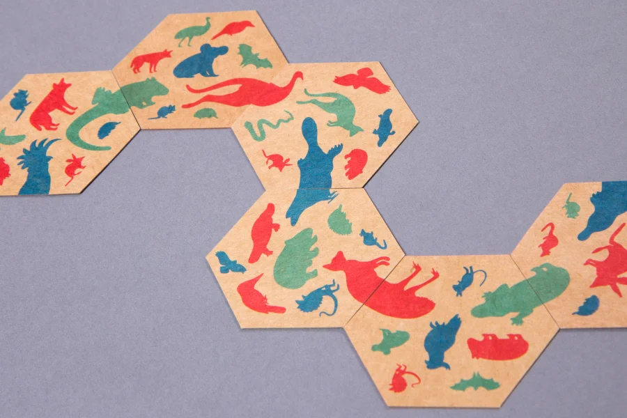 Business card jigsaw puzzle