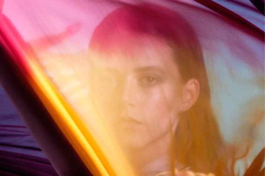 Portrait through gauze