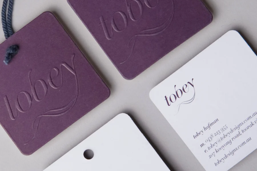 Swing tag & business card