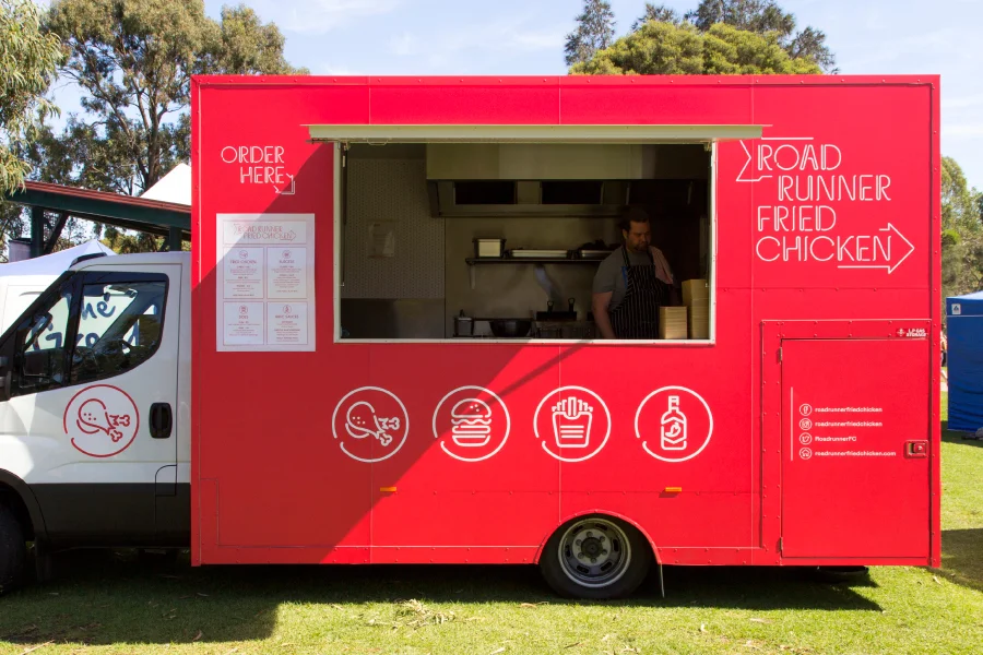 Food truck design (serving side)
