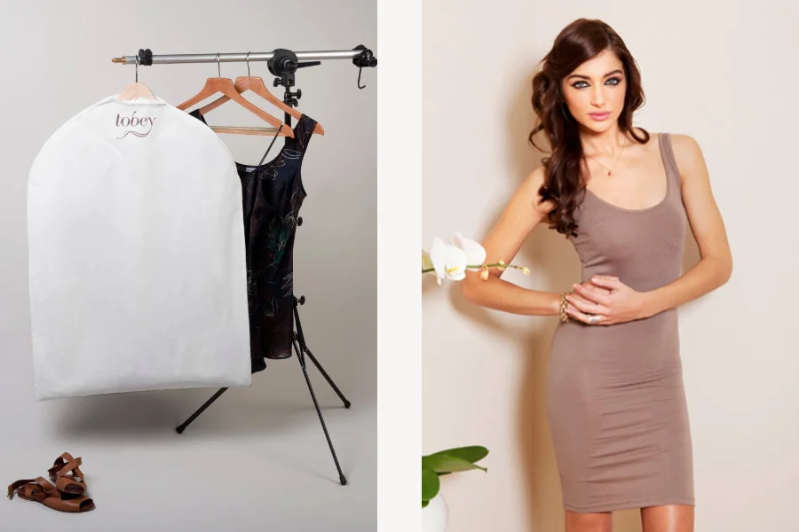 Clothing & photo of model