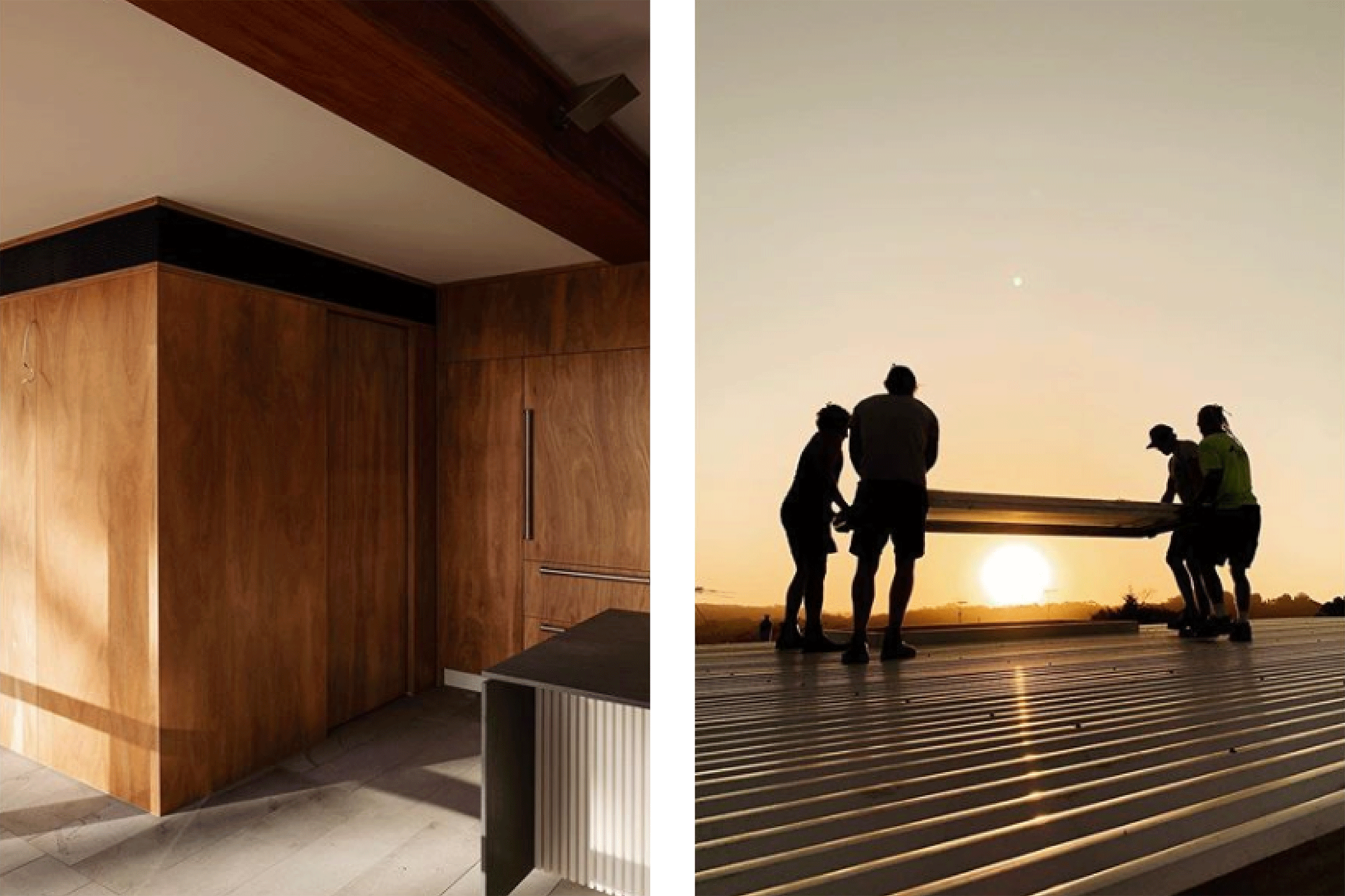  The stacked composition and angular letterforms of the logomark relate to building and construction and the clean lines represent the precise geometry inherent in these structures. The shapes and forms fit together, indicative of the variety of elem