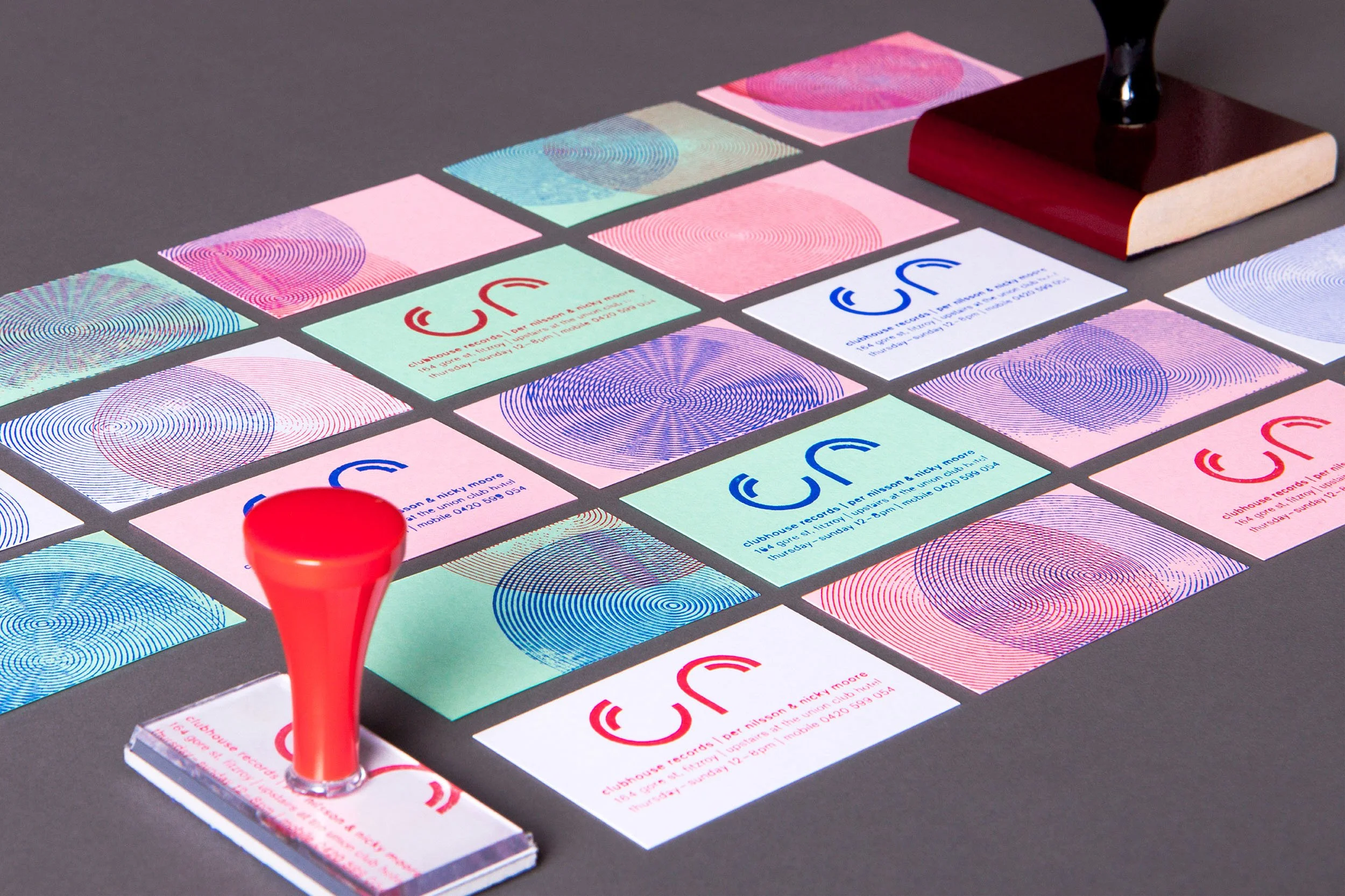  Clubhouse Records — Business Cards 