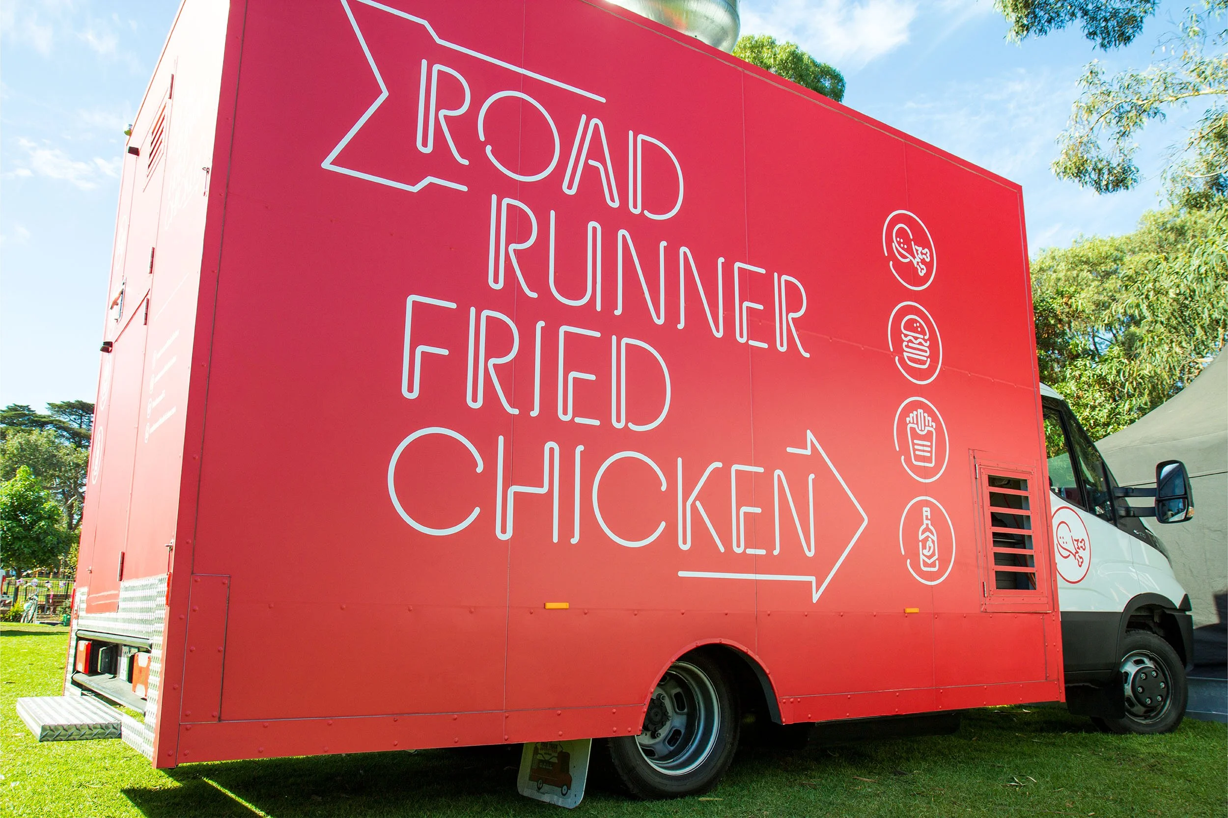  Road Runner Fried Chicken — Truck Signage 