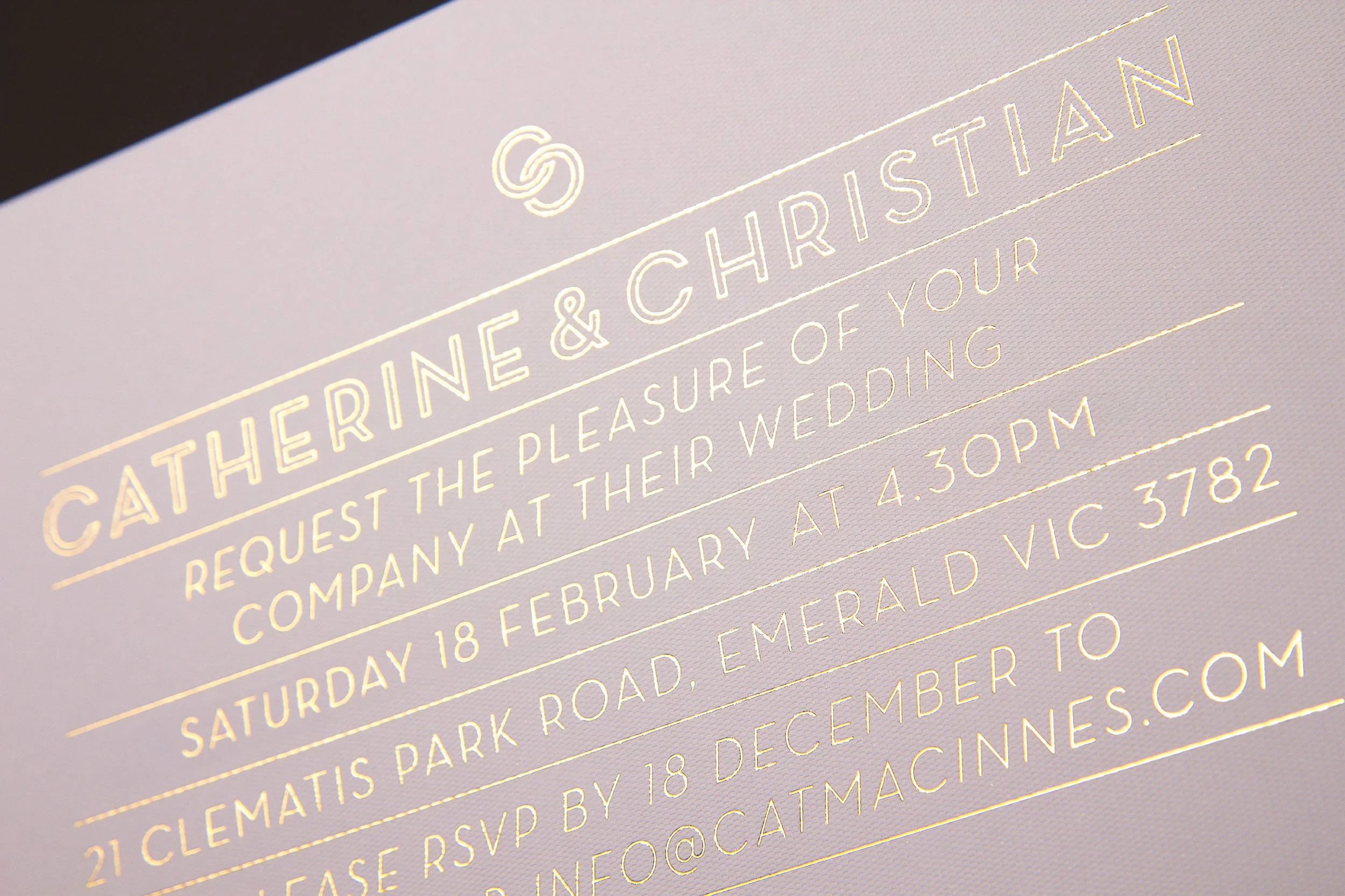  Catherine &amp; Christian — Wedding Invitations 