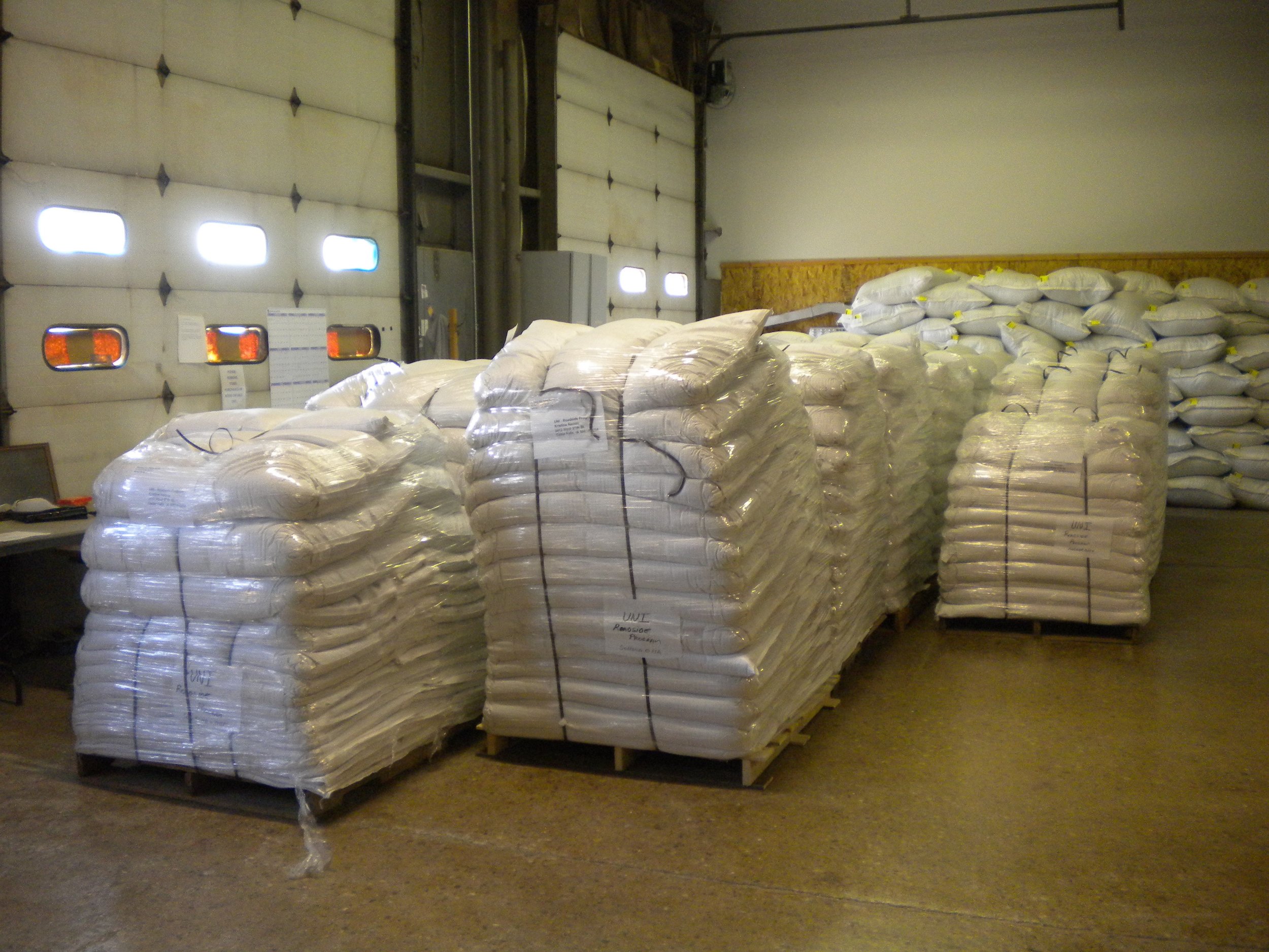 Figure 2. Since 1998, the IRVM Seed Distribution Program at the Tallgrass Prairie Center has supplied 82 of Iowa’s 99 counties with a diverse species mix of mostly Iowa source-identified seed, funded with transportation enhancement funds.