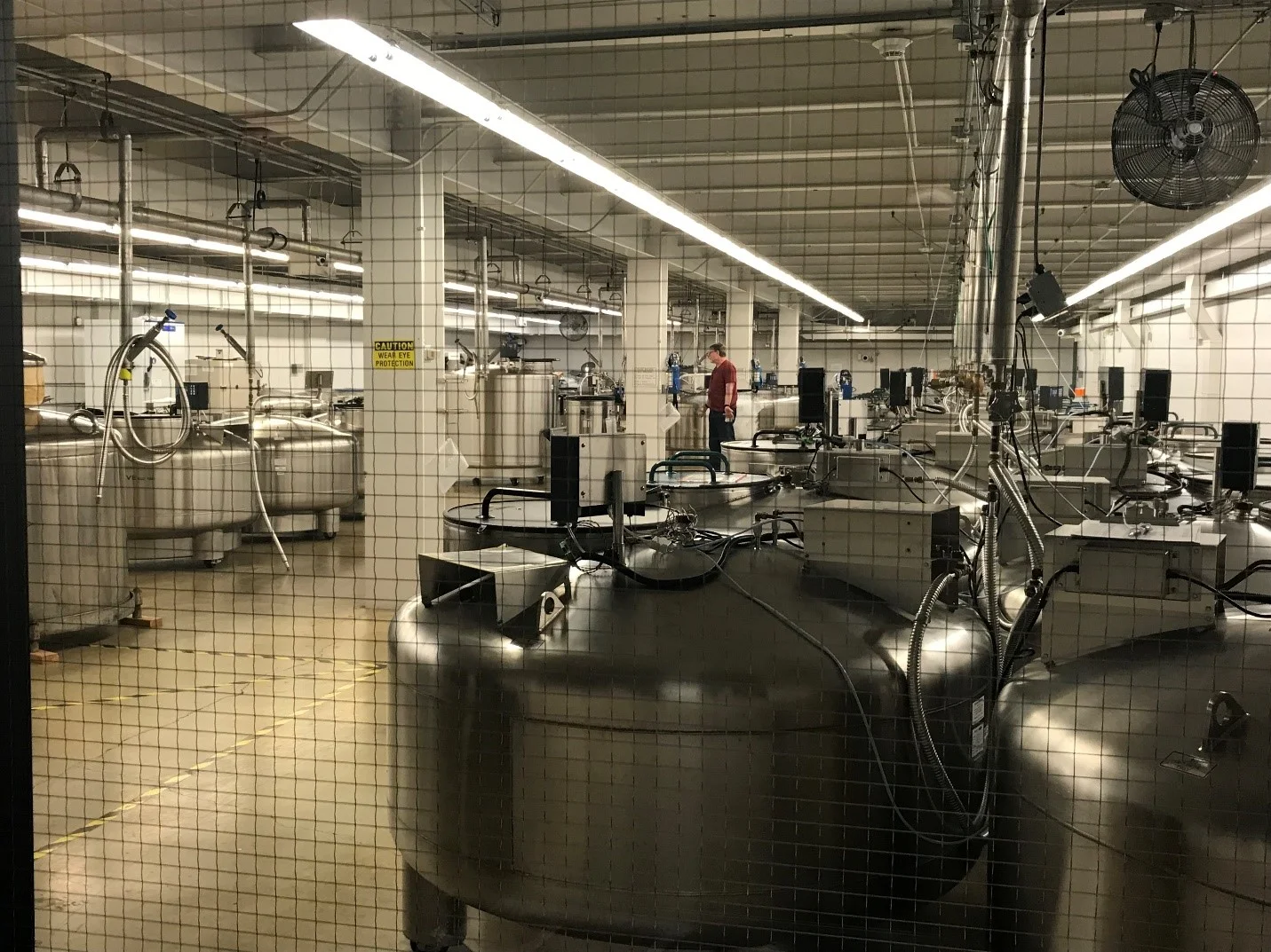 Cryopreservation section at the NLGRP.