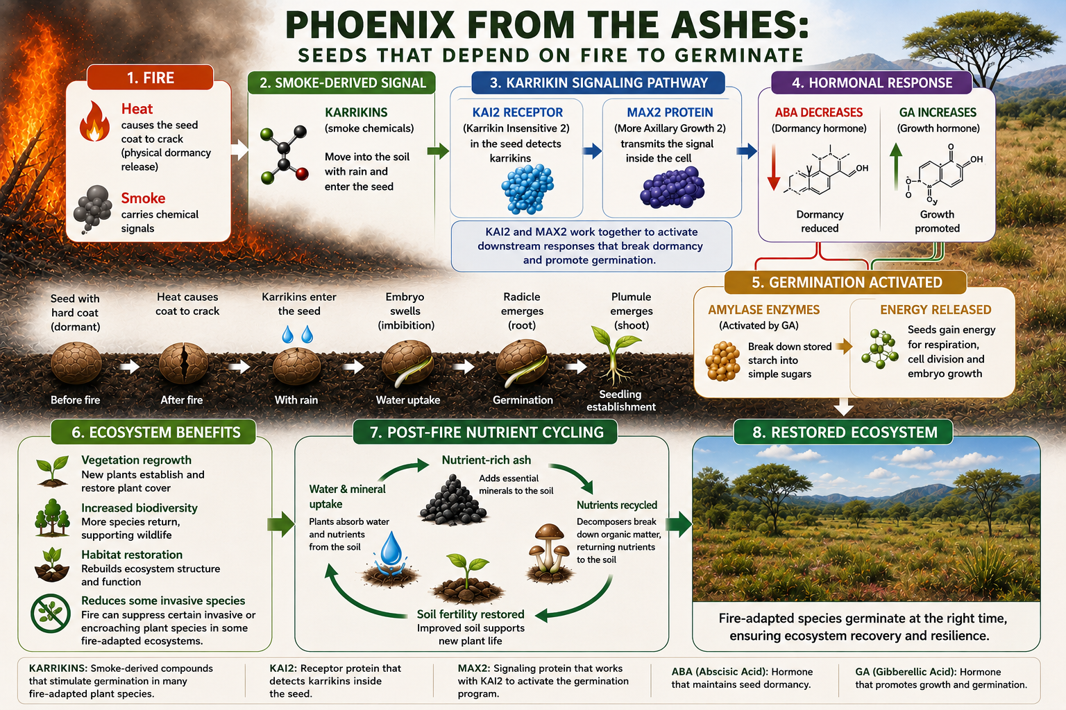 Phoenix from the ashes: Seeds that depend on fires to germinate ...
