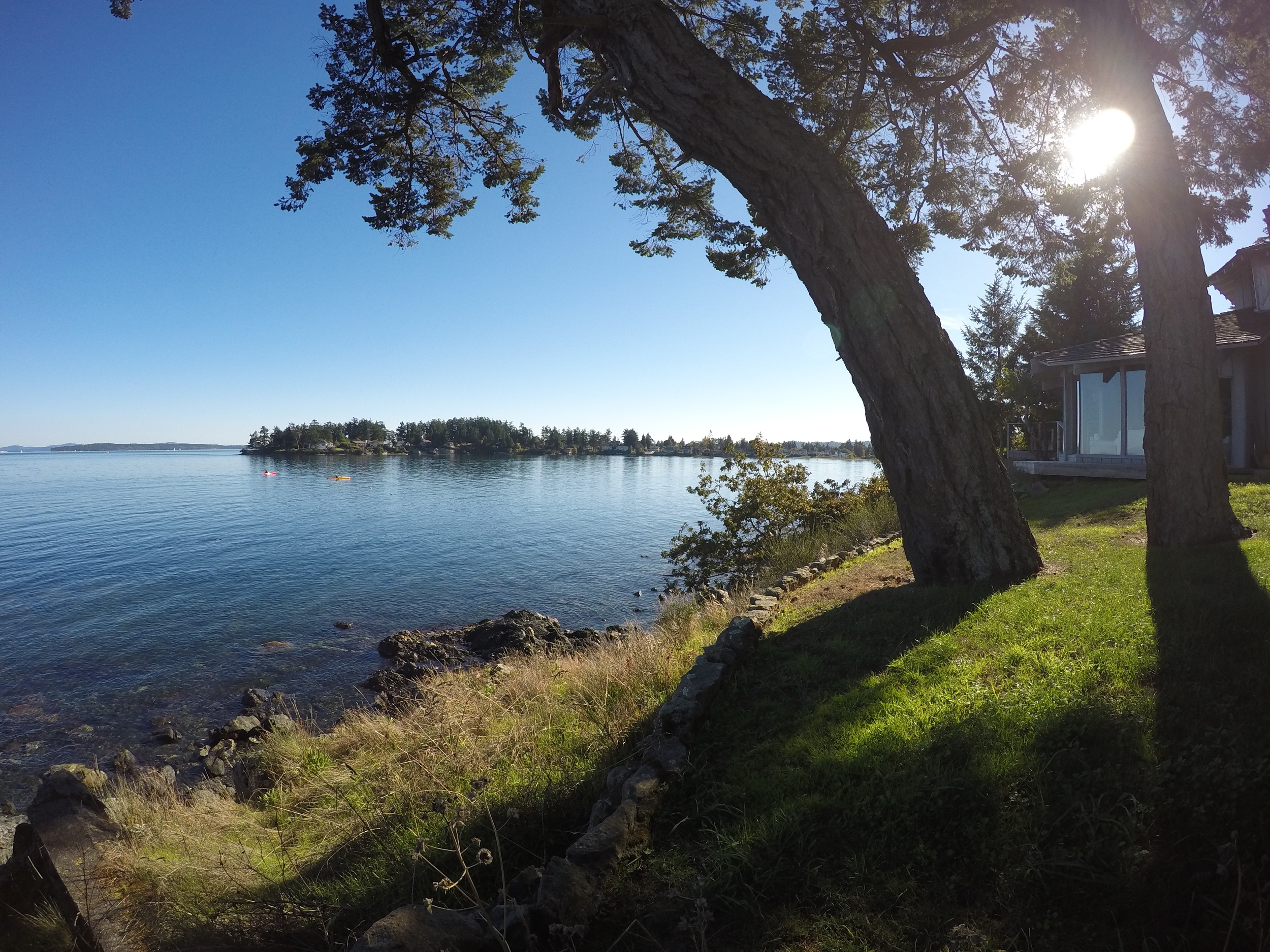 Beautiful view across Roberts Bay... Hard to believe it is October!
