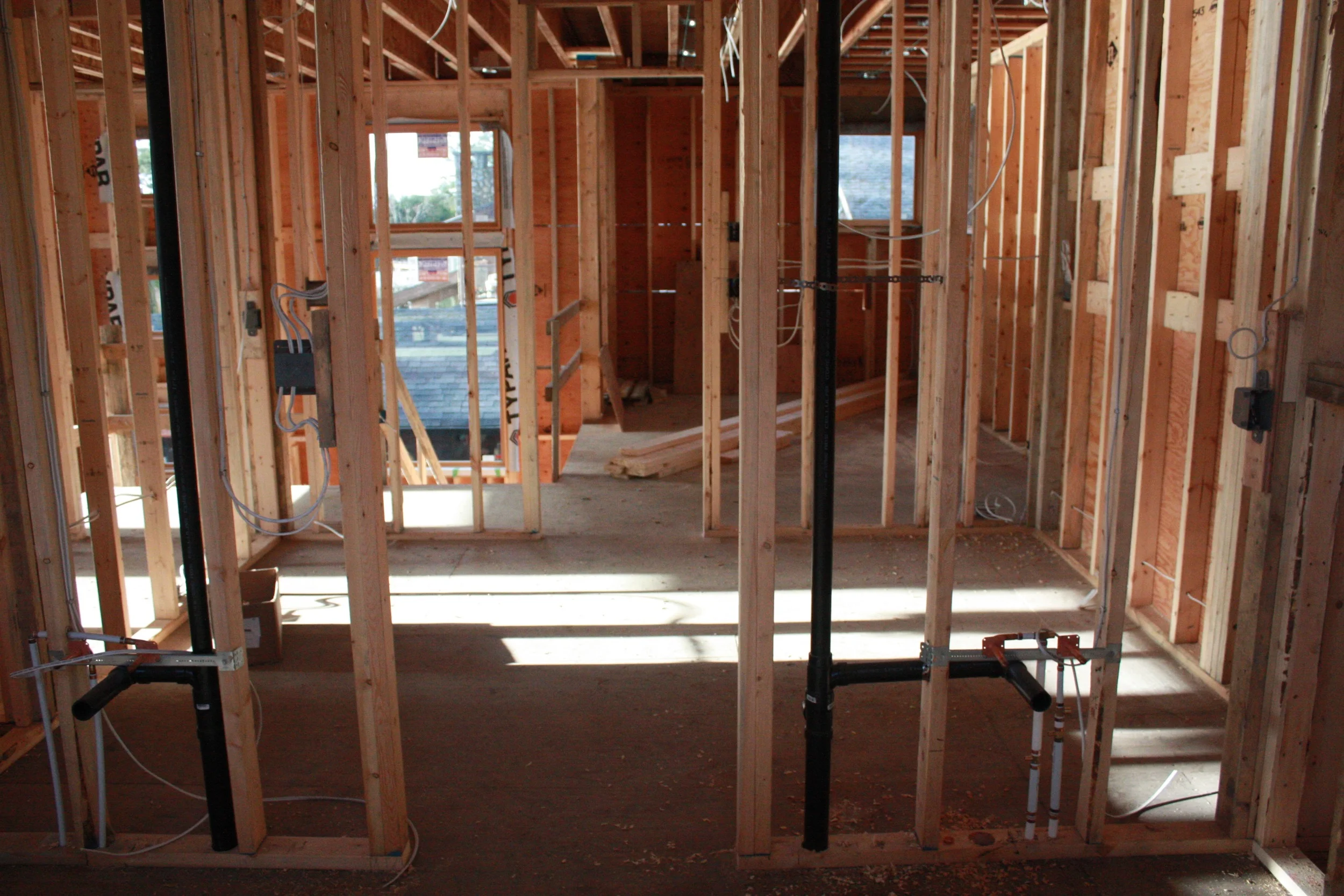Ensuite rough-in