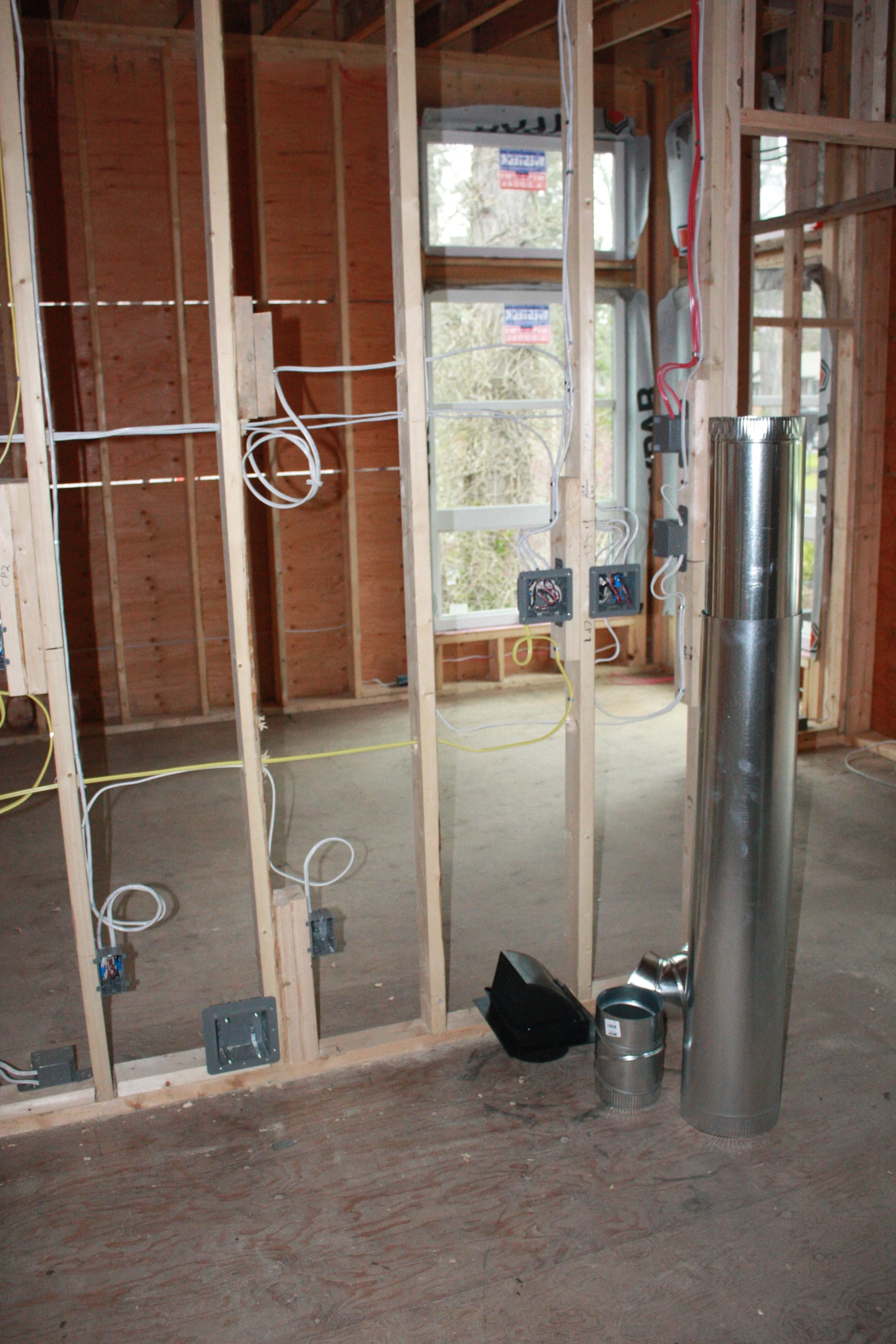 Kitchenette rough-in (rooms above the garage). 