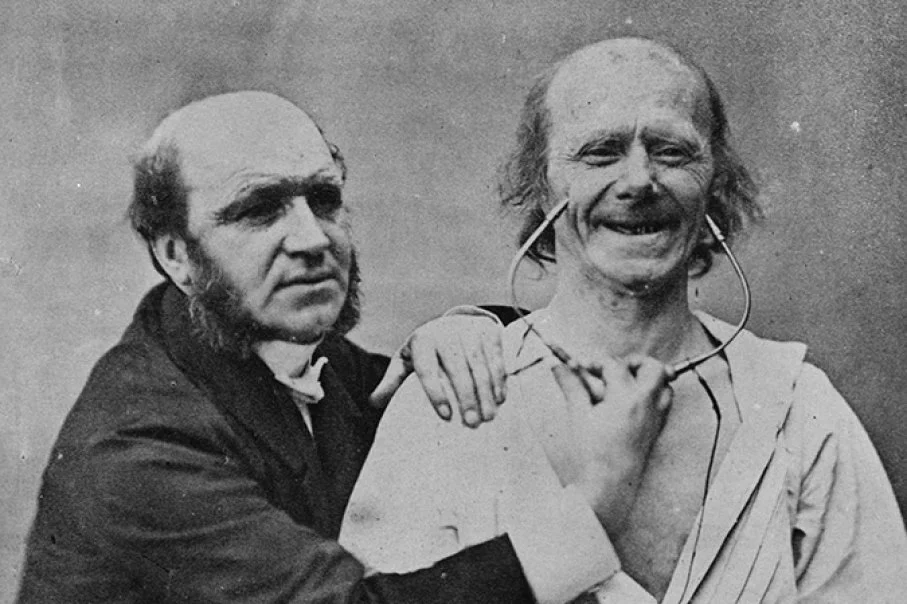 Neuroscientist Guillaume Duchenne with a subject