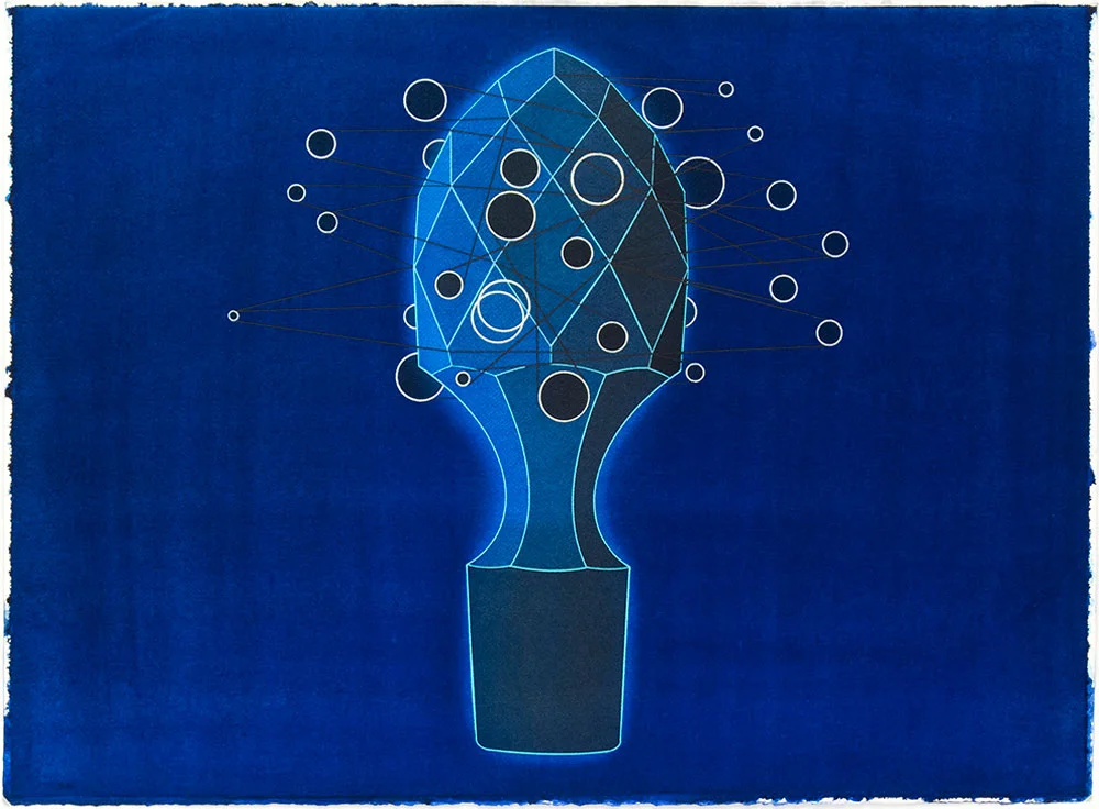 Dios lo ve 30, 2009. Watercolor and color pencil / paper. 56 x 76 cm