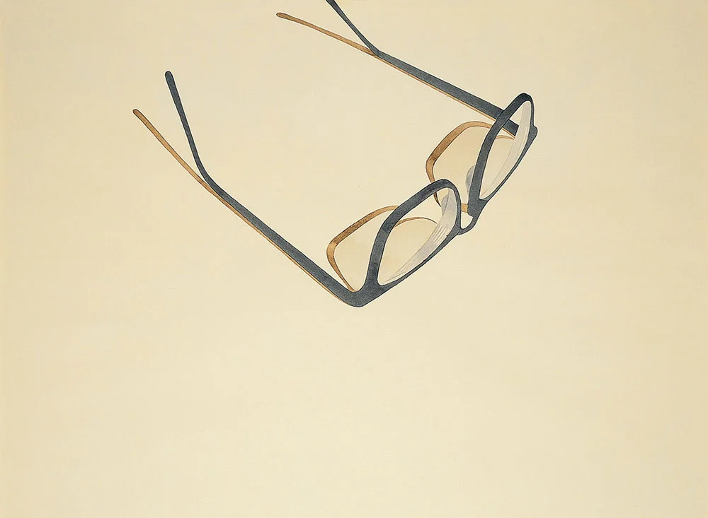 Dioptrías 1, 1992. Watercolor / paper. 55 x 75 cm