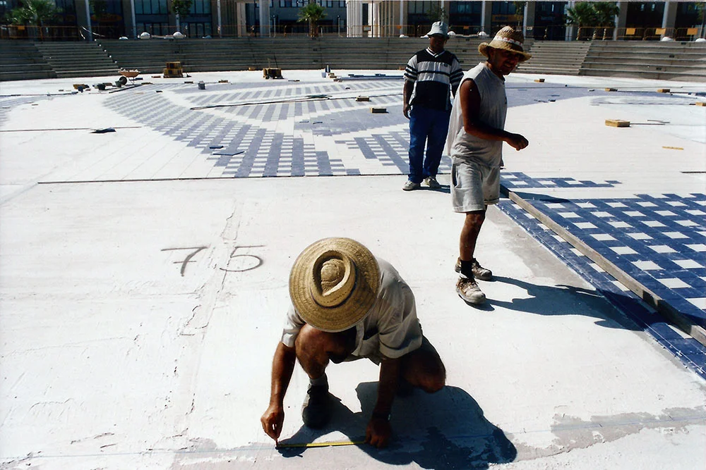 Agora under construction. August 2003