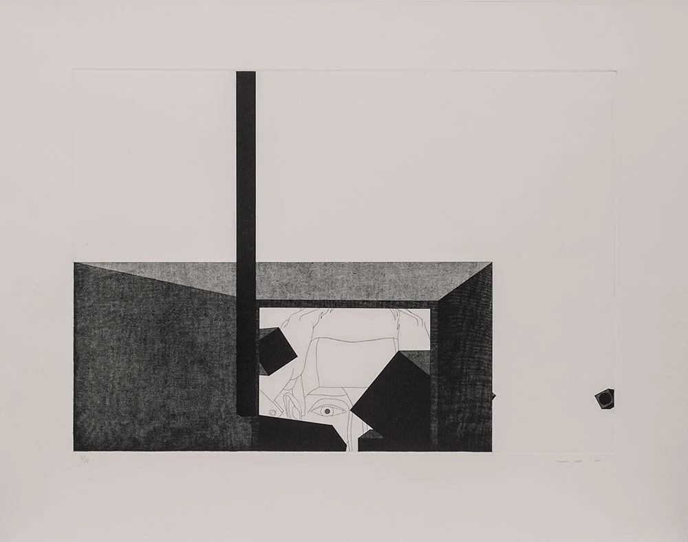 Biografía no autorizada 1991. Etching / paper, 70 x 88,5 cm
