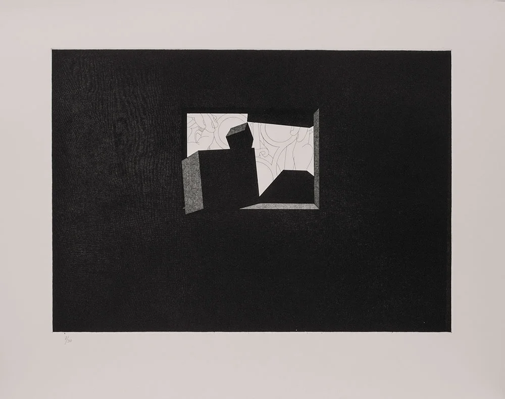 Biografía no autorizada 1991. Etching / paper, 70 x 88,5 cm