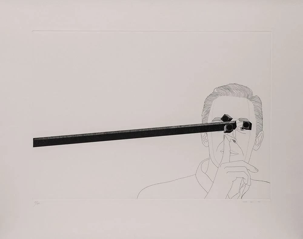 Biografía no autorizada 1991. Etching / paper, 70 x 88,5 cm