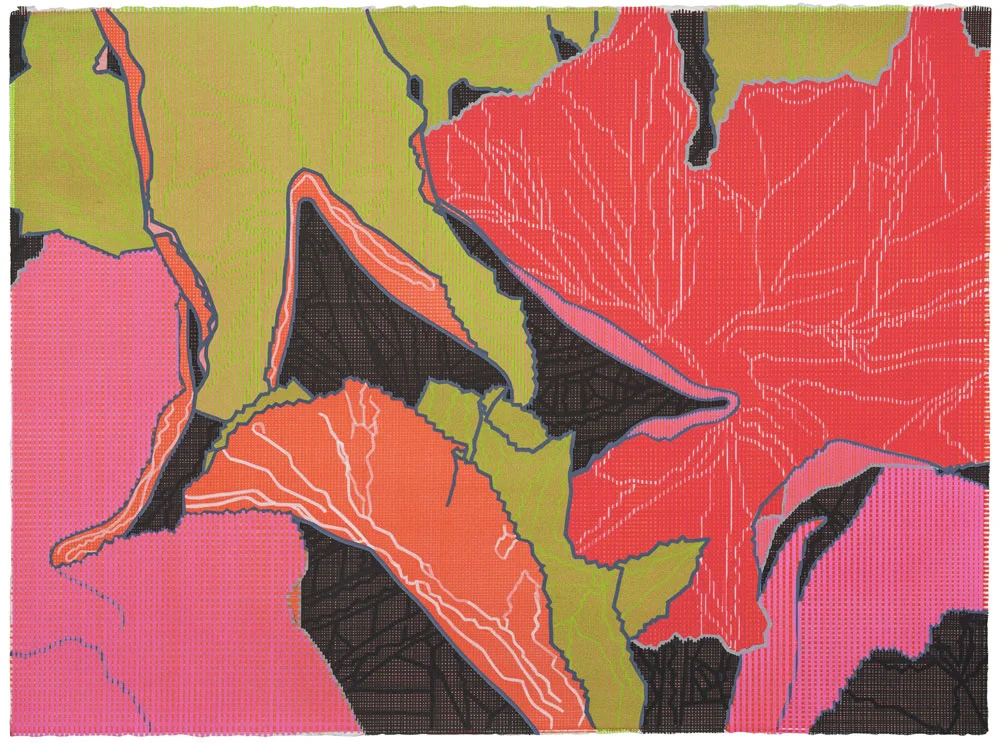 Sextante, 2016-2017. Lápiz, témpera y acuarela sobre papel. 56 x 76cm